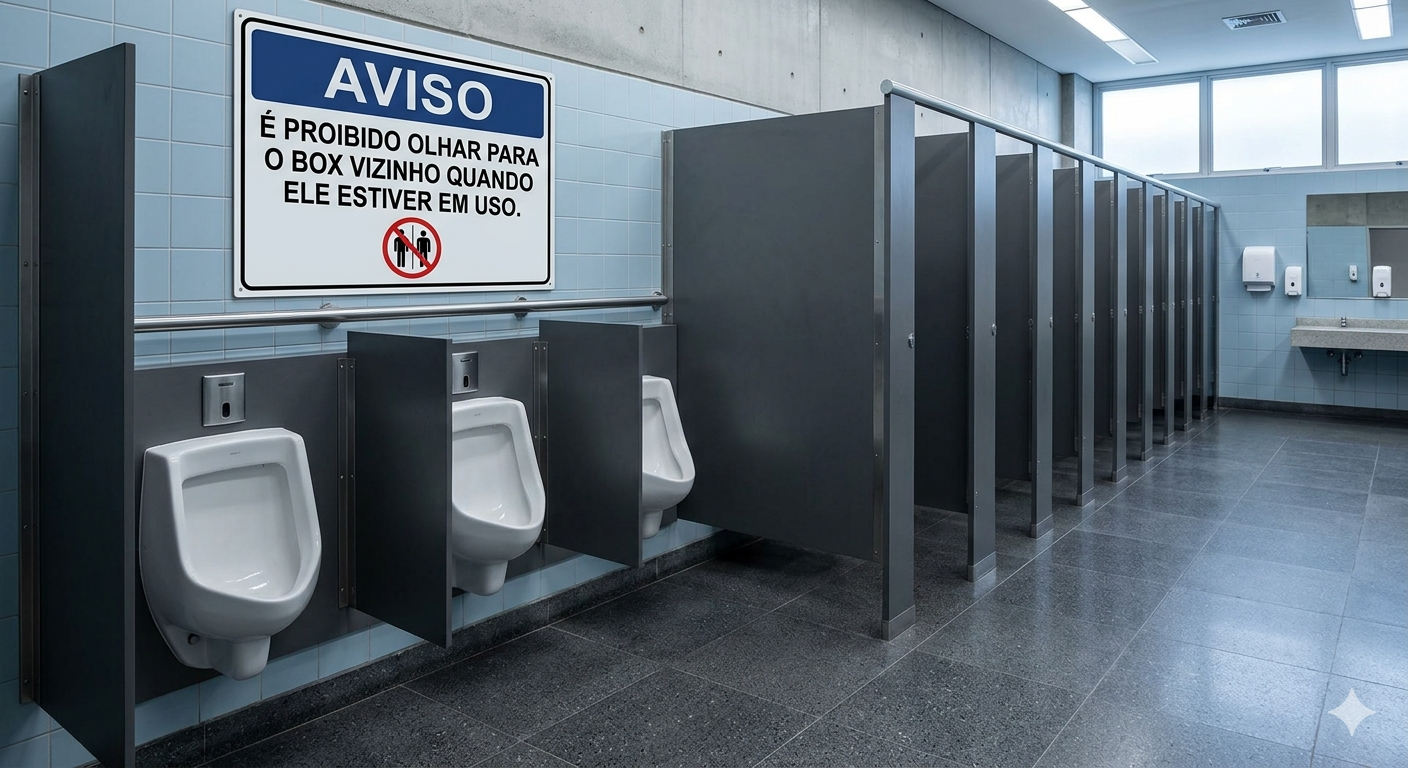 Vandalismos e mal uso dos banheiros públicos é sinal de uma péssima educação e total falta de civilidade social.