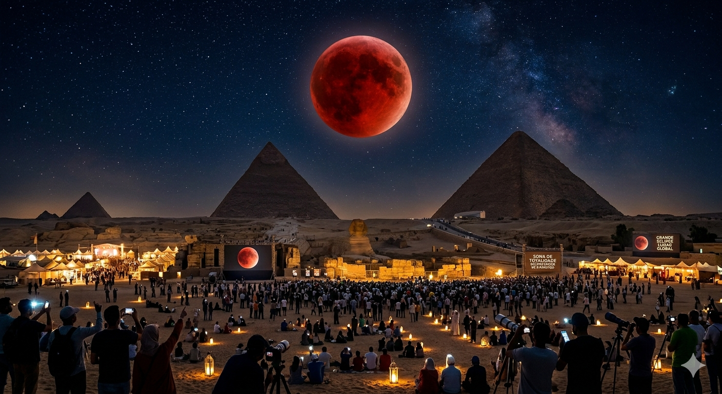 Segundo os astrônomos no ano de 2027 a terra experimentara o maior evento lunar da sua  história “ UM GRANDE MEGA ECLIPSE´´