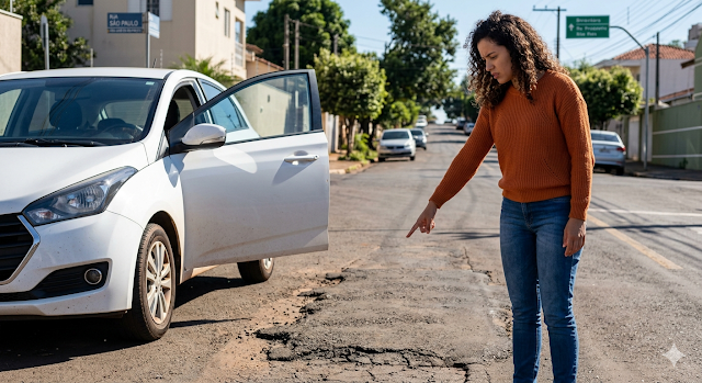 Ruas cheias de buracos ou recapeamento mal feito tem deixado muitos motoristas de rio preto indignados com essa situação.