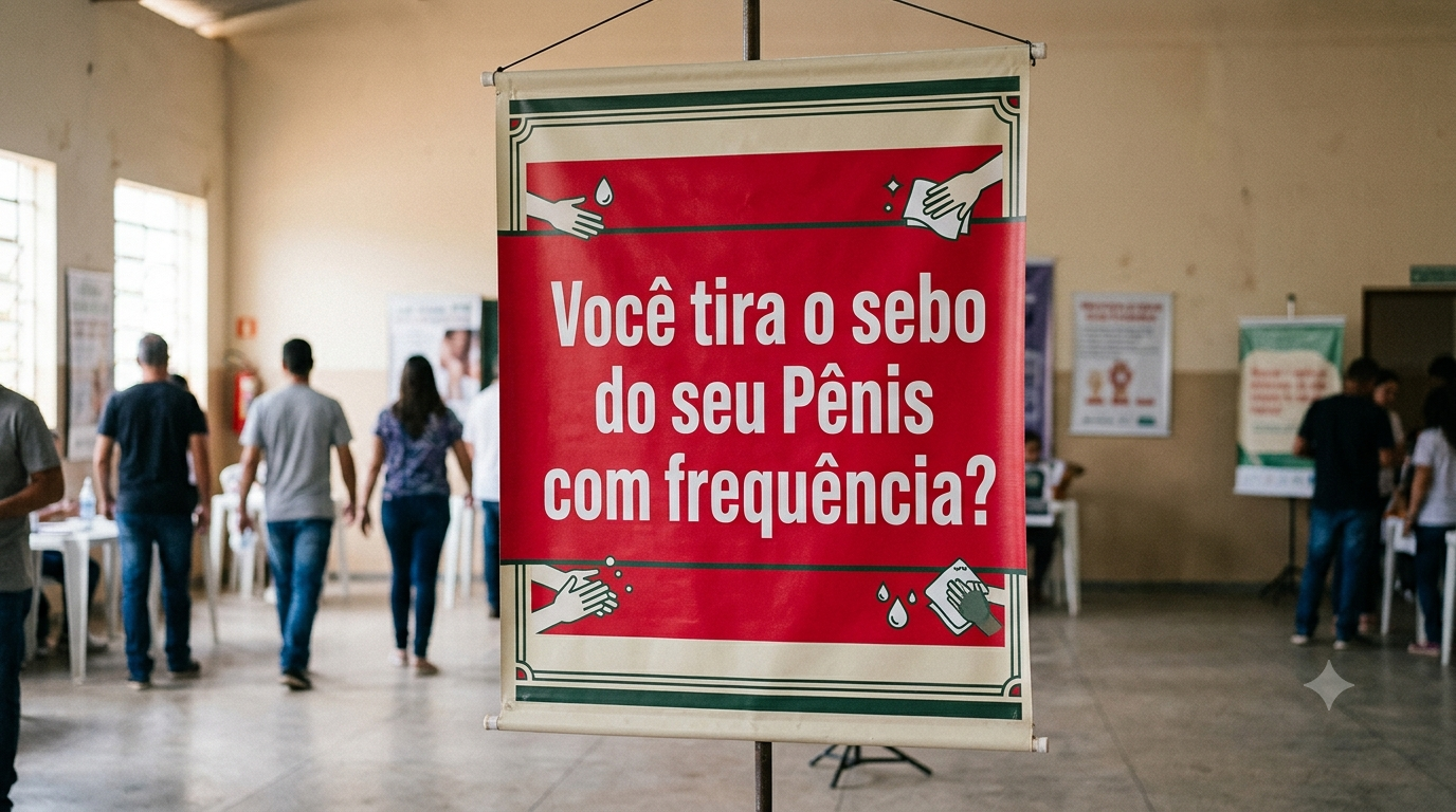 Pênis sujo com falta total de higiene é o seu caso