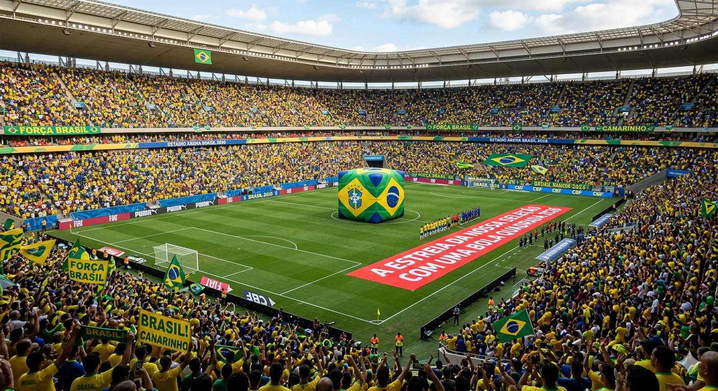 Futebol quadrado na estreia da copa do mundo 2026