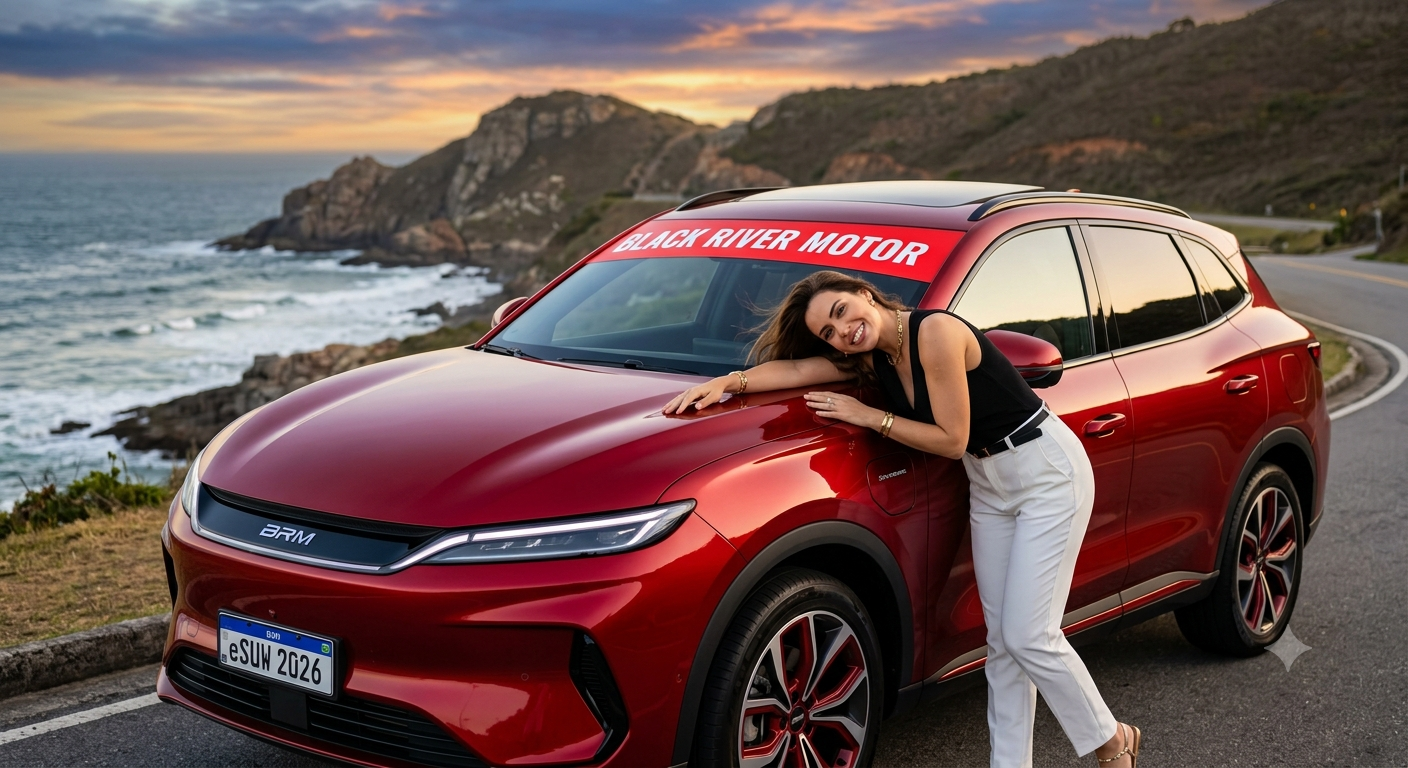 Rio preto desfila diariamente diversos modelos de carros elétricos
