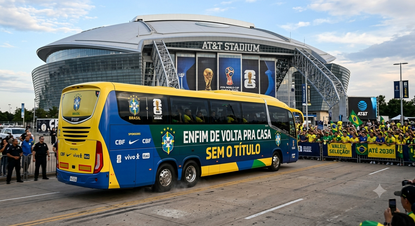 Derrota vexatória da seleção brasileira na copa do mundo